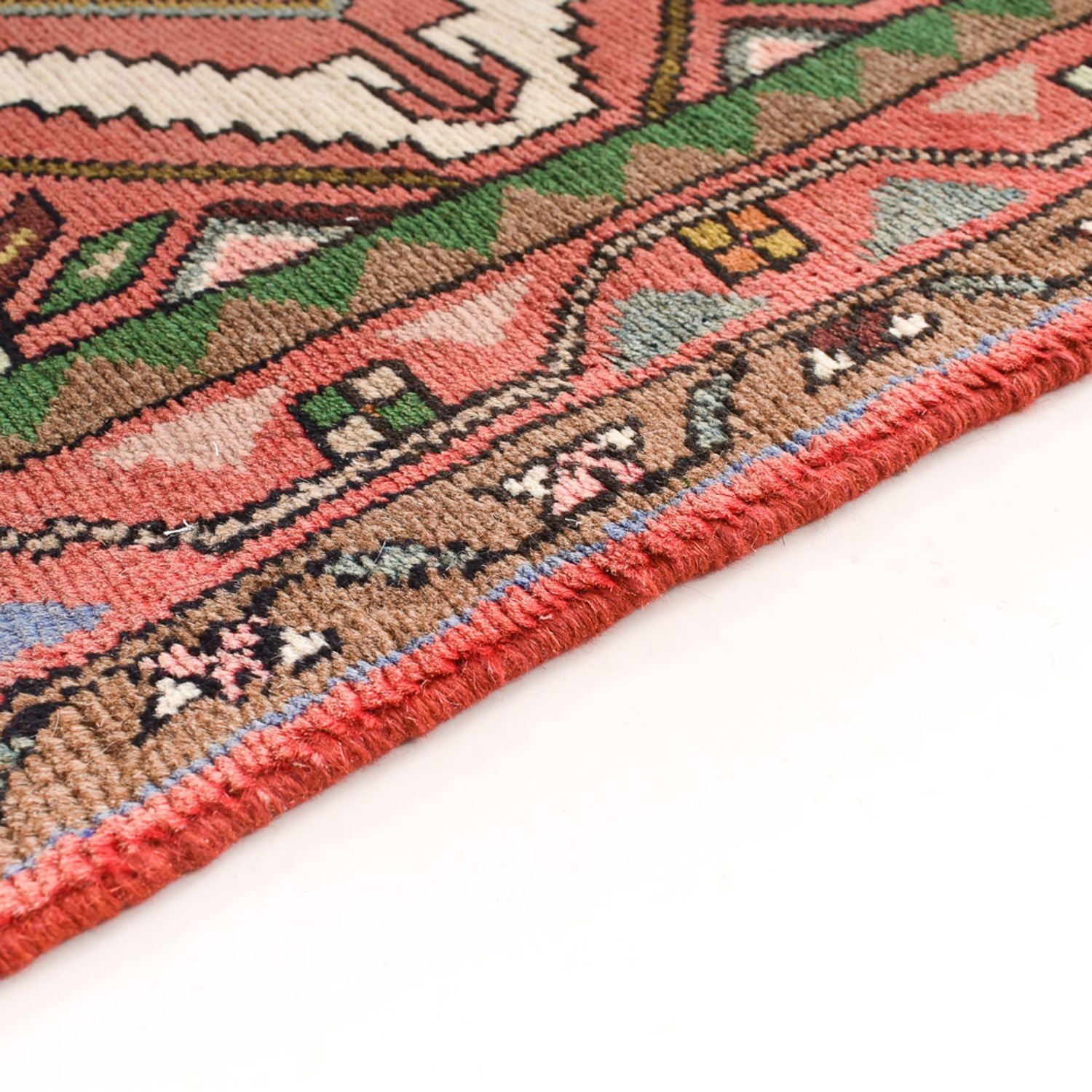 Alfombra de pasillo Alfombra persa - Nómada - 273 x 75 cm - rojo claro