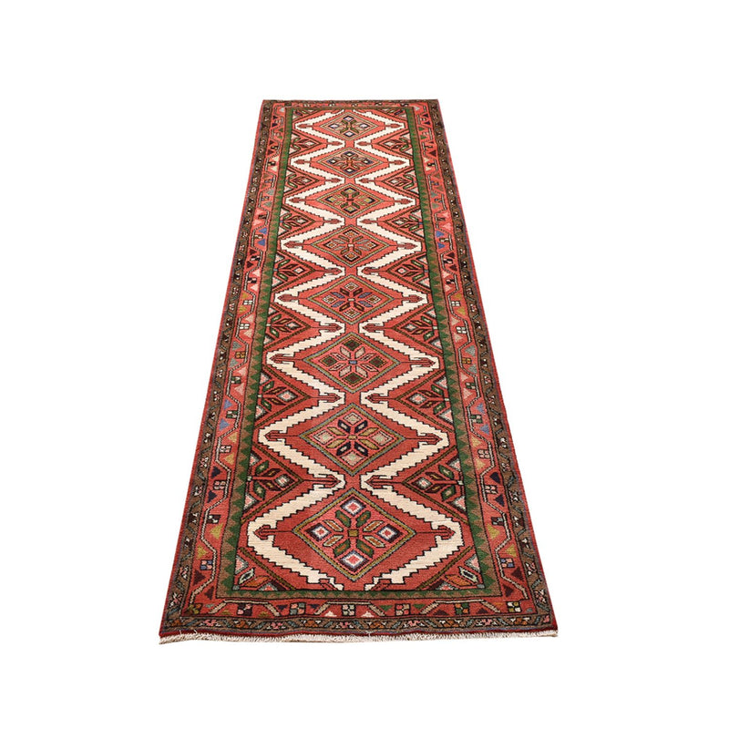 Alfombra de pasillo Alfombra persa - Nómada - 273 x 75 cm - rojo claro