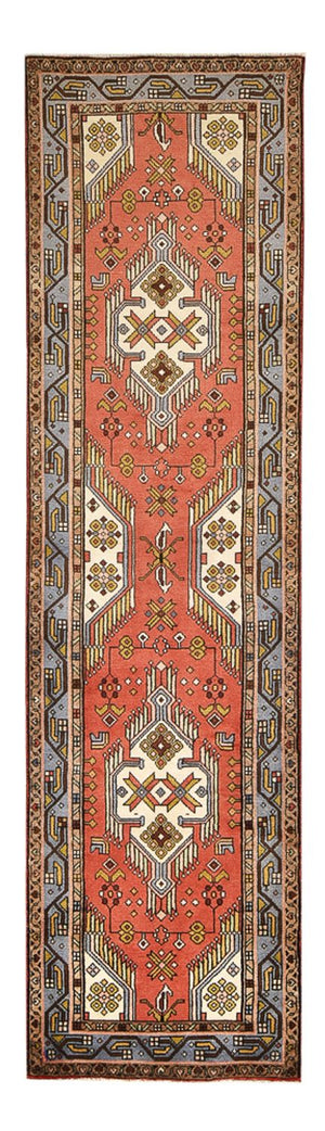 Alfombra de pasillo Alfombra persa - Nómada - 292 x 74 cm - rojo claro