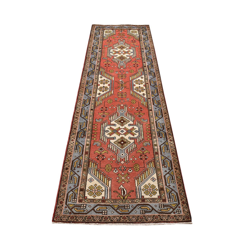 Alfombra de pasillo Alfombra persa - Nómada - 292 x 74 cm - rojo claro