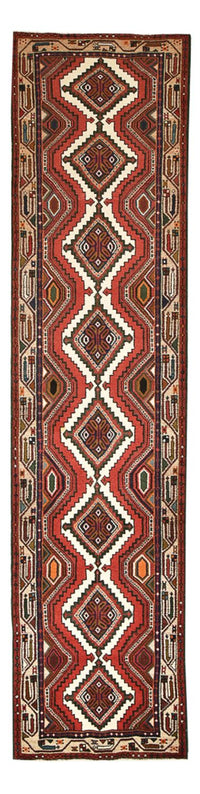 Alfombra de pasillo Alfombra persa - Nómada - 318 x 73 cm - rojo