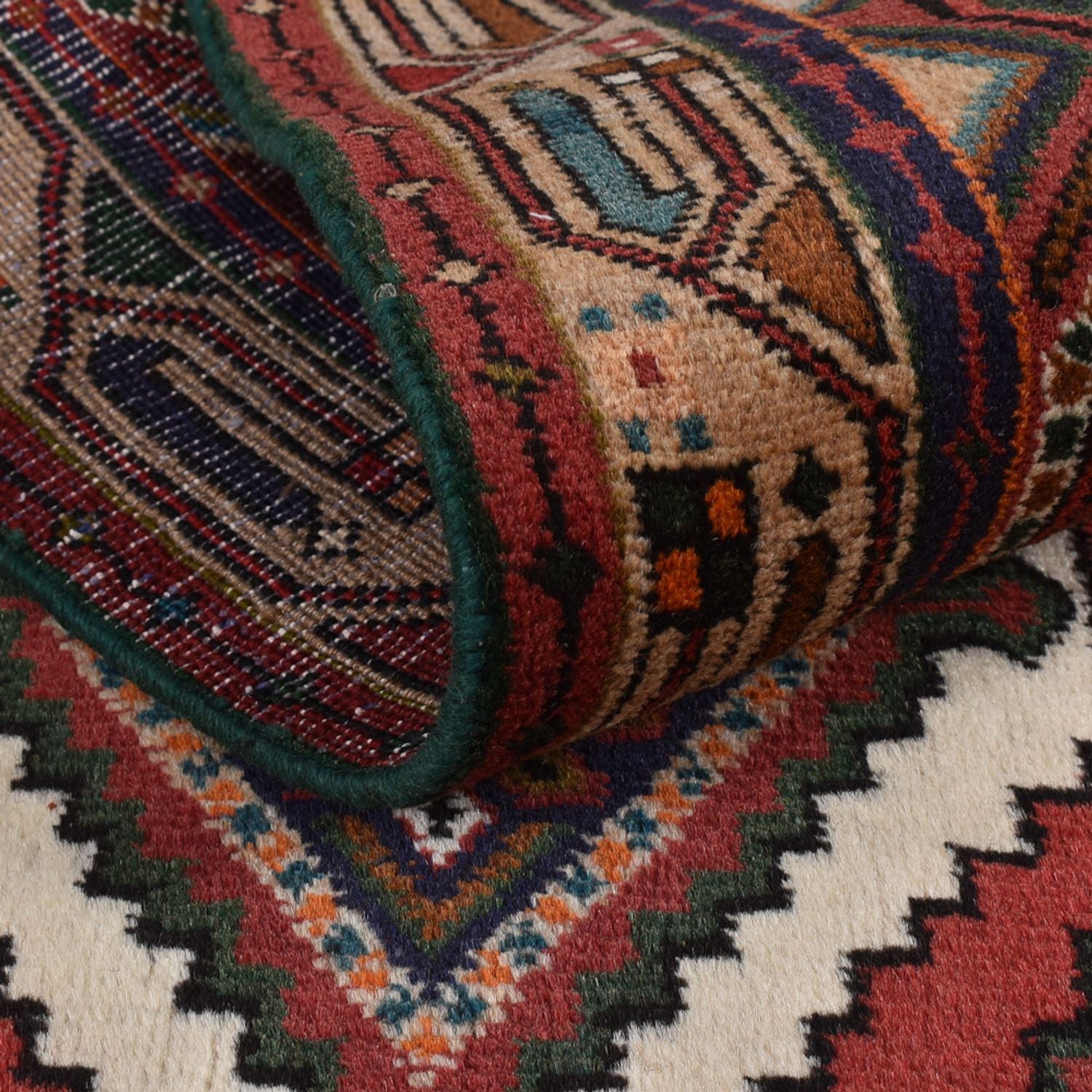Alfombra de pasillo Alfombra persa - Nómada - 318 x 73 cm - rojo