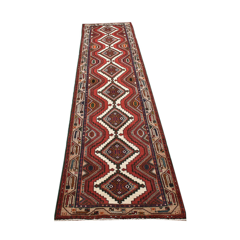 Alfombra de pasillo Alfombra persa - Nómada - 318 x 73 cm - rojo