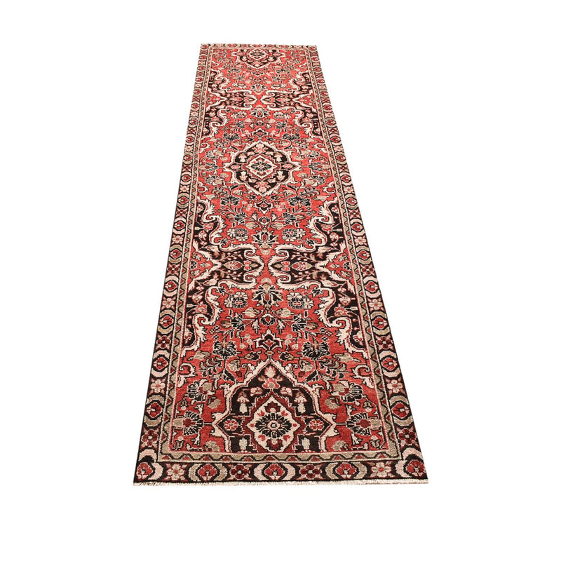 Alfombra de pasillo Alfombra persa - Clásica - 323 x 77 cm - rojo claro