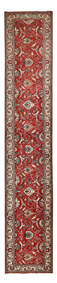 Alfombra de pasillo Alfombra persa - Tabriz - 458 x 81 cm - rojo