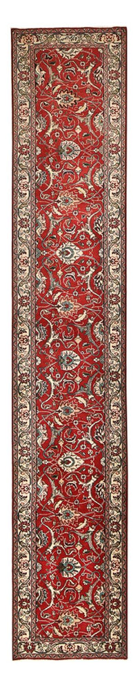 Alfombra de pasillo Alfombra persa - Tabriz - 458 x 81 cm - rojo