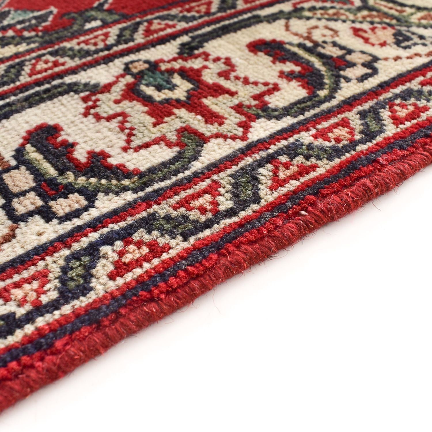 Alfombra de pasillo Alfombra persa - Tabriz - 458 x 81 cm - rojo