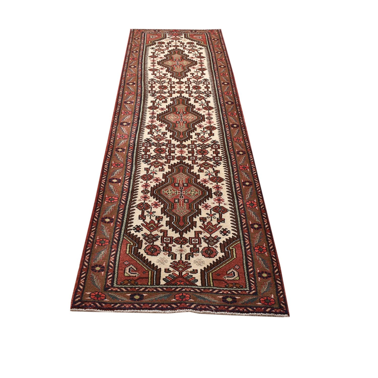 Alfombra de pasillo Alfombra persa - Nómada - 300 x 80 cm - beige