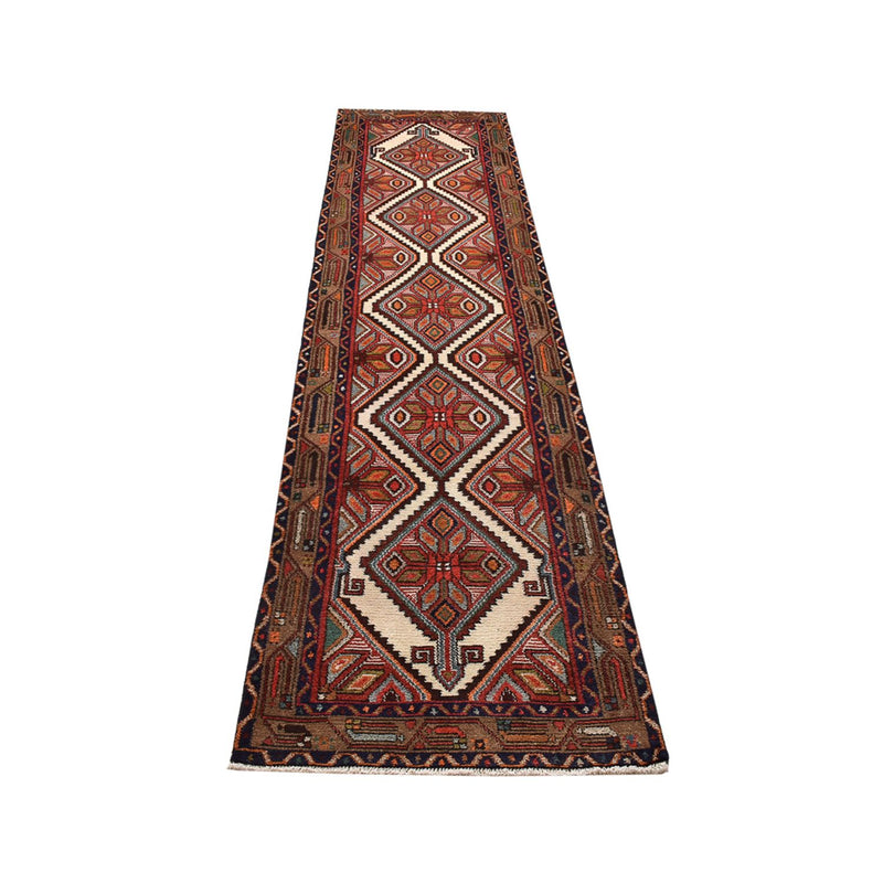 Alfombra de pasillo Alfombra persa - Nómada - 316 x 75 cm - rojo claro
