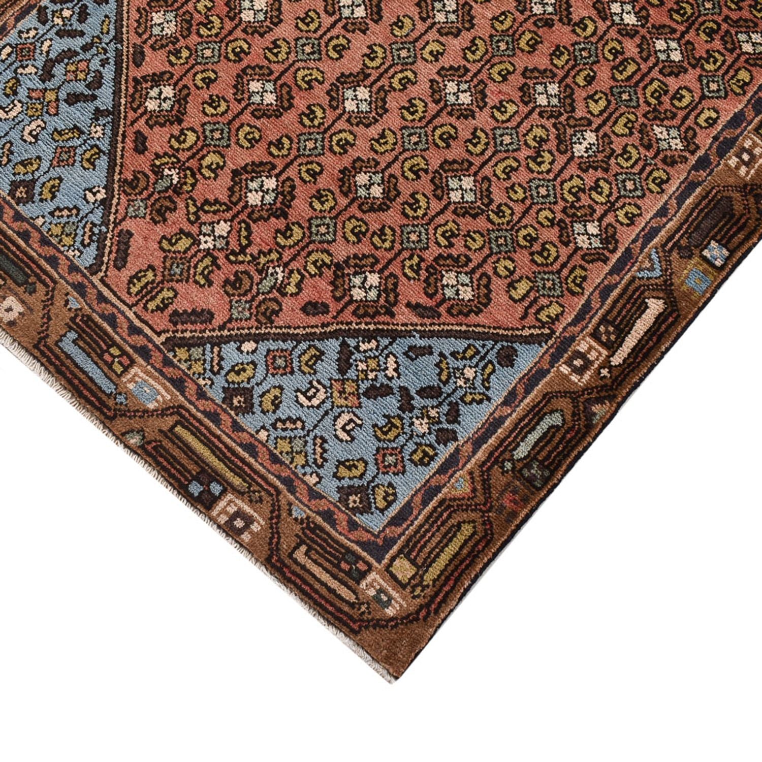 Alfombra de pasillo Alfombra persa - Nómada - 284 x 80 cm - rojo claro