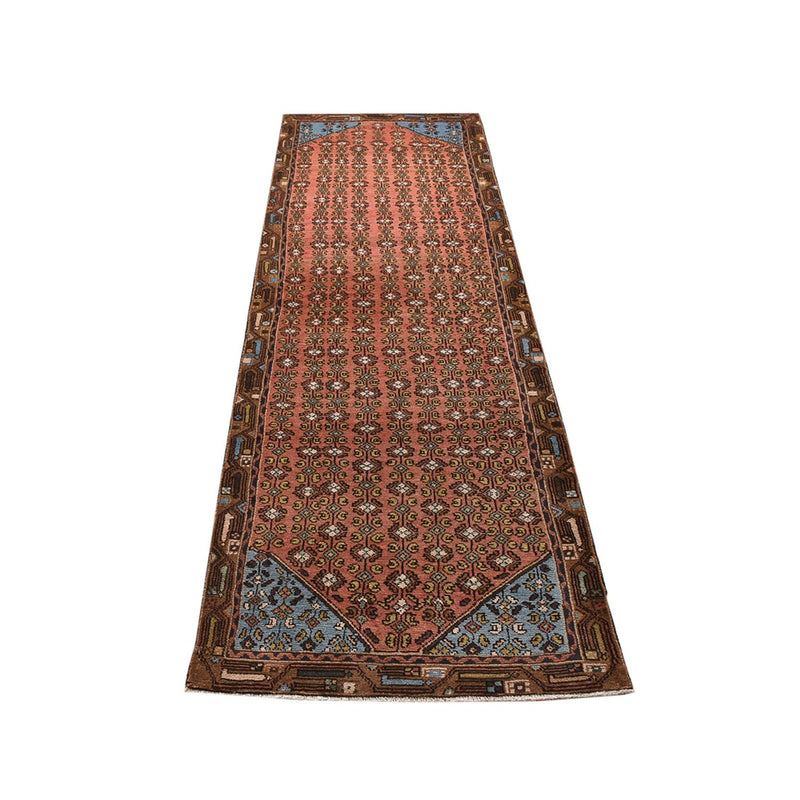 Alfombra de pasillo Alfombra persa - Nómada - 284 x 80 cm - rojo claro