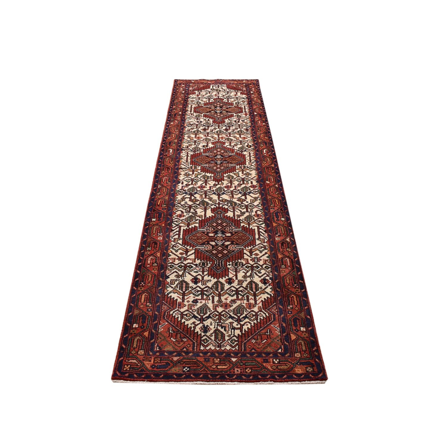 Alfombra de pasillo Alfombra persa - Nómada - 310 x 81 cm - beige
