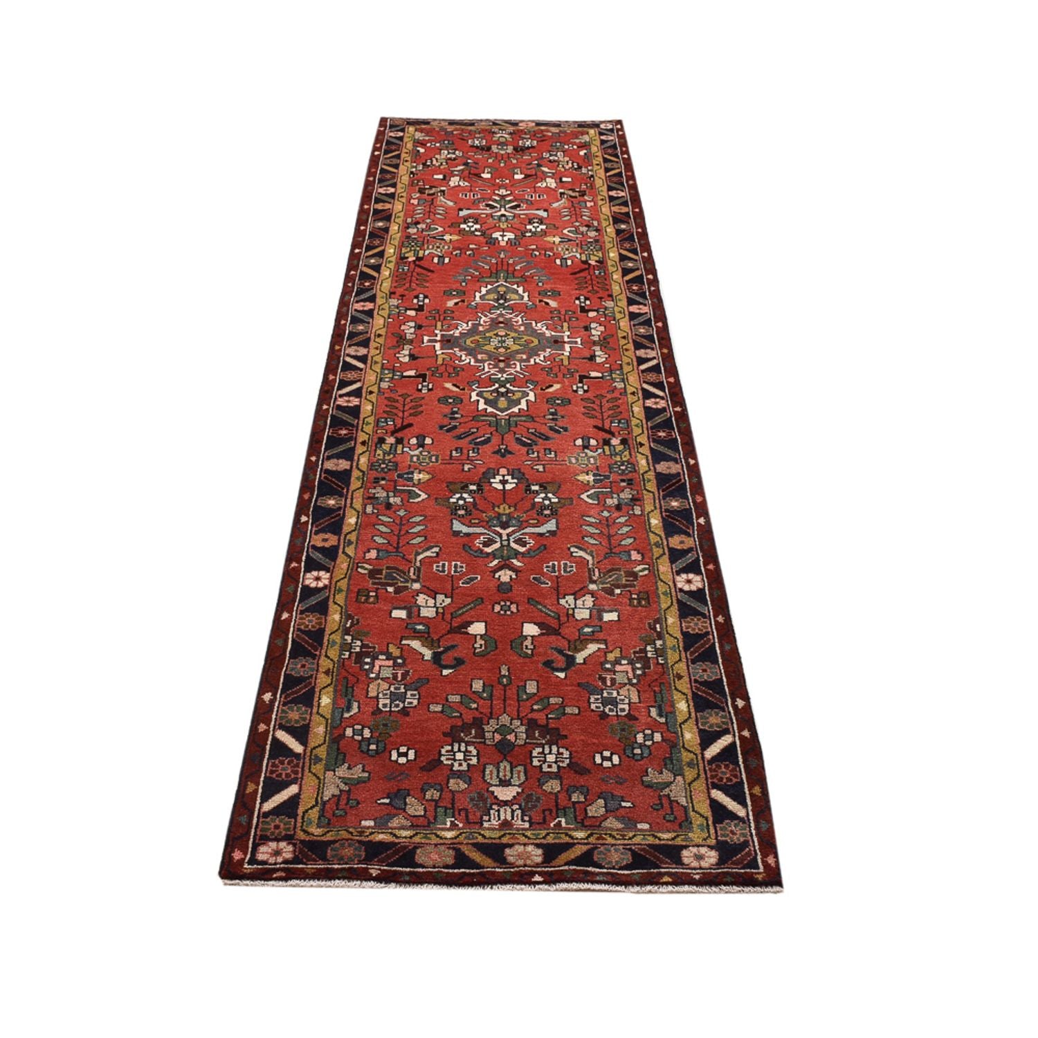 Alfombra de pasillo Alfombra persa - Nómada - 275 x 75 cm - rojo