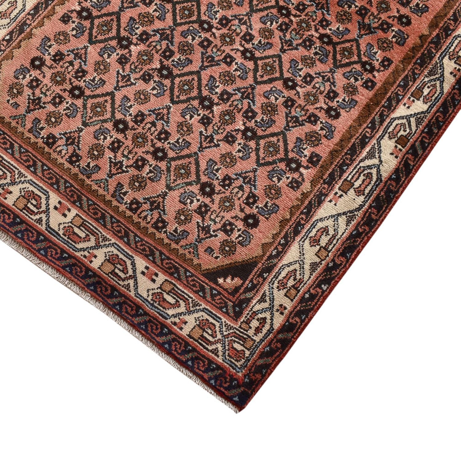 Alfombra de pasillo Alfombra persa - Nómada - 295 x 85 cm - beige oscuro