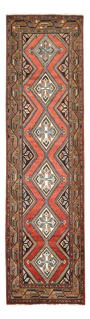Alfombra de pasillo Alfombra persa - Nómada - 281 x 75 cm - rojo