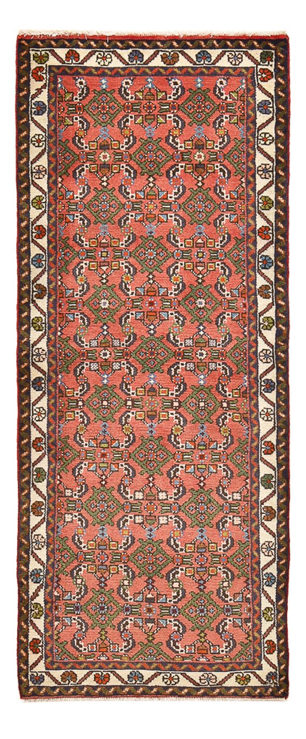 Alfombra de pasillo Alfombra persa - Nómada - 195 x 74 cm - rojo claro