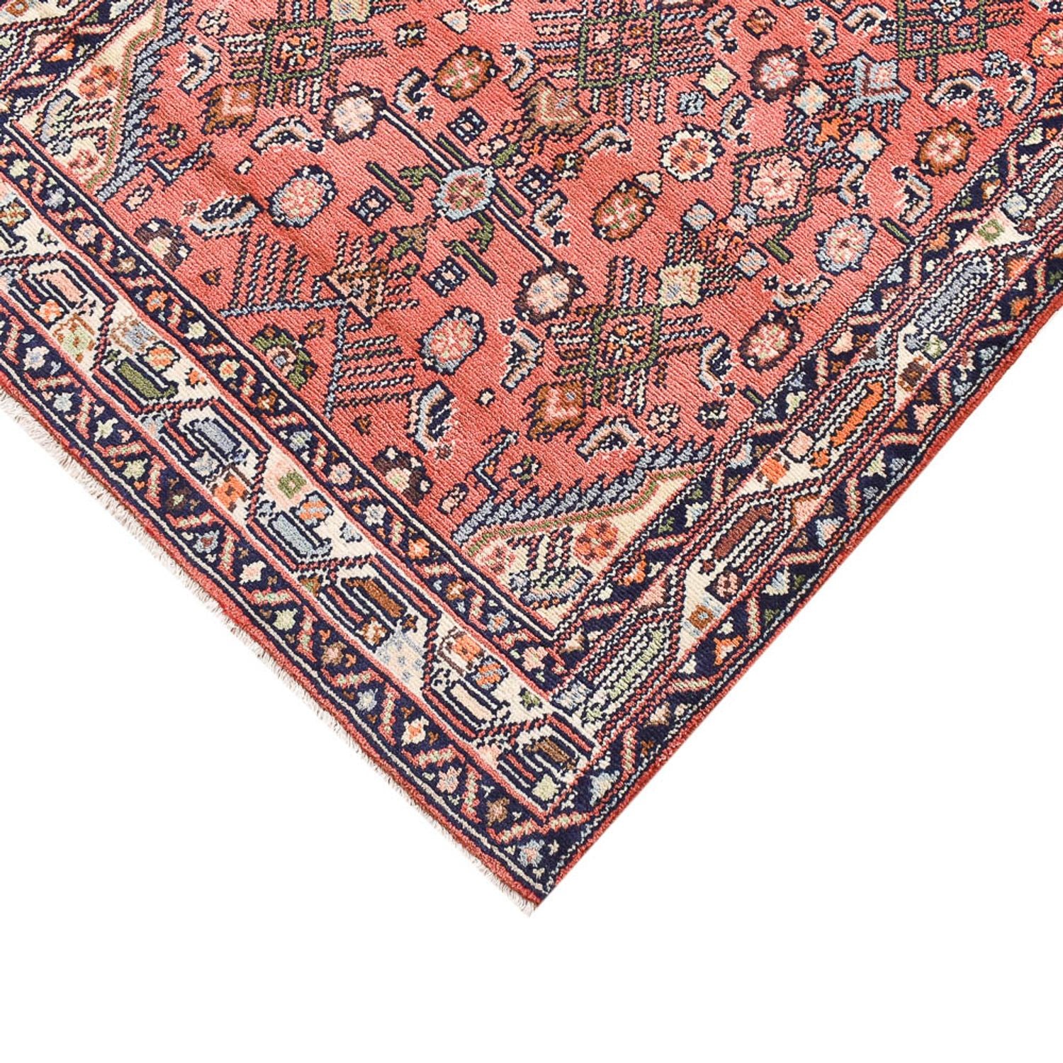 Alfombra de pasillo Alfombra persa - Nómada - 200 x 81 cm - rojo claro