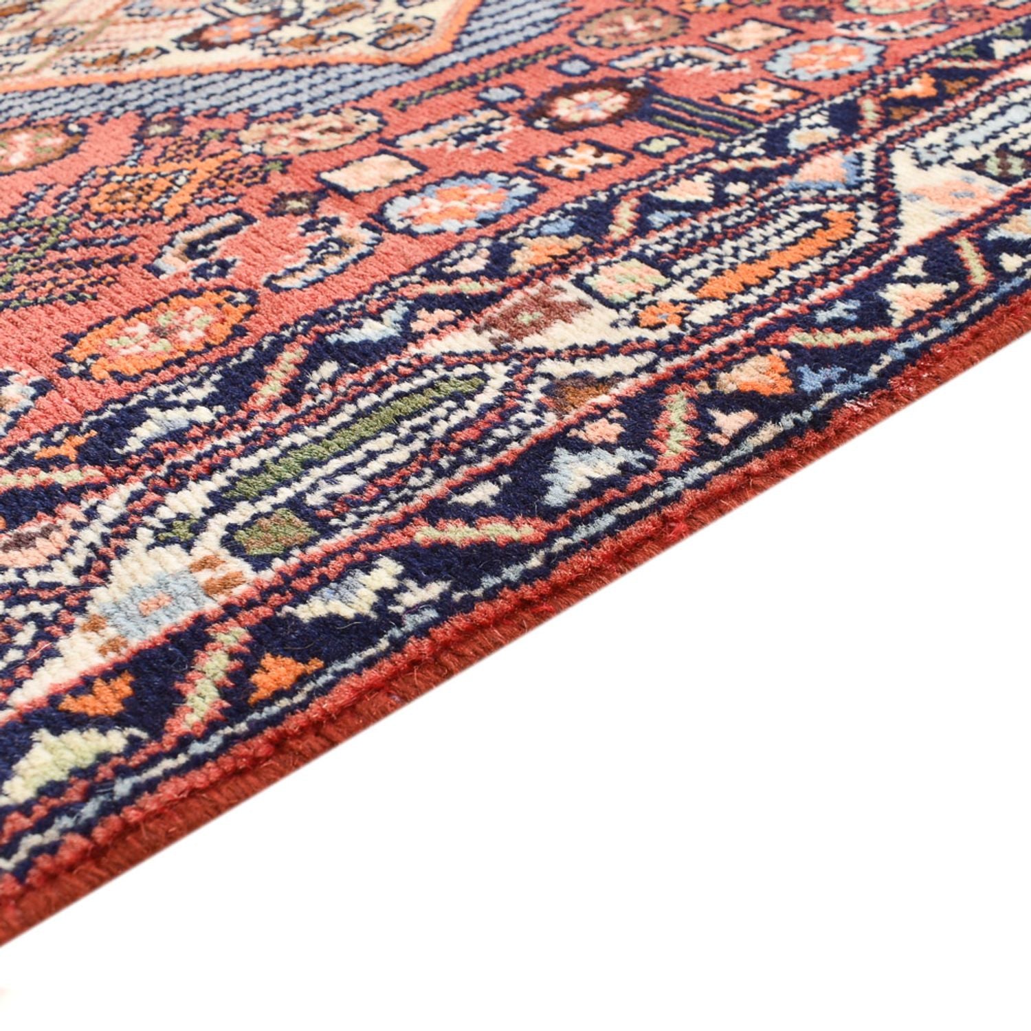Alfombra de pasillo Alfombra persa - Nómada - 200 x 81 cm - rojo claro
