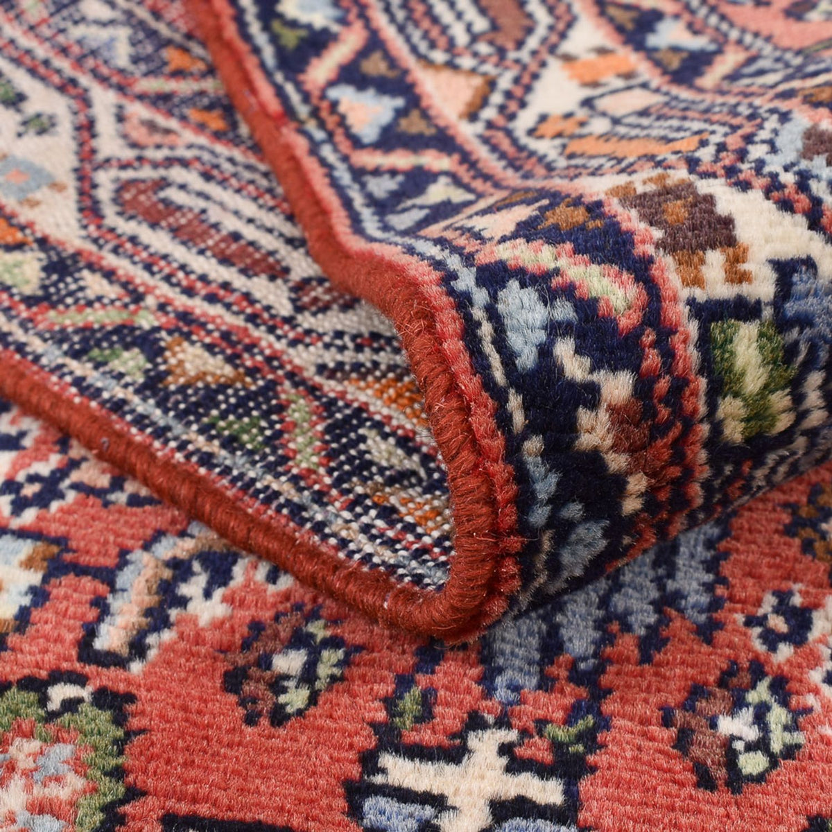 Alfombra de pasillo Alfombra persa - Nómada - 200 x 81 cm - rojo claro