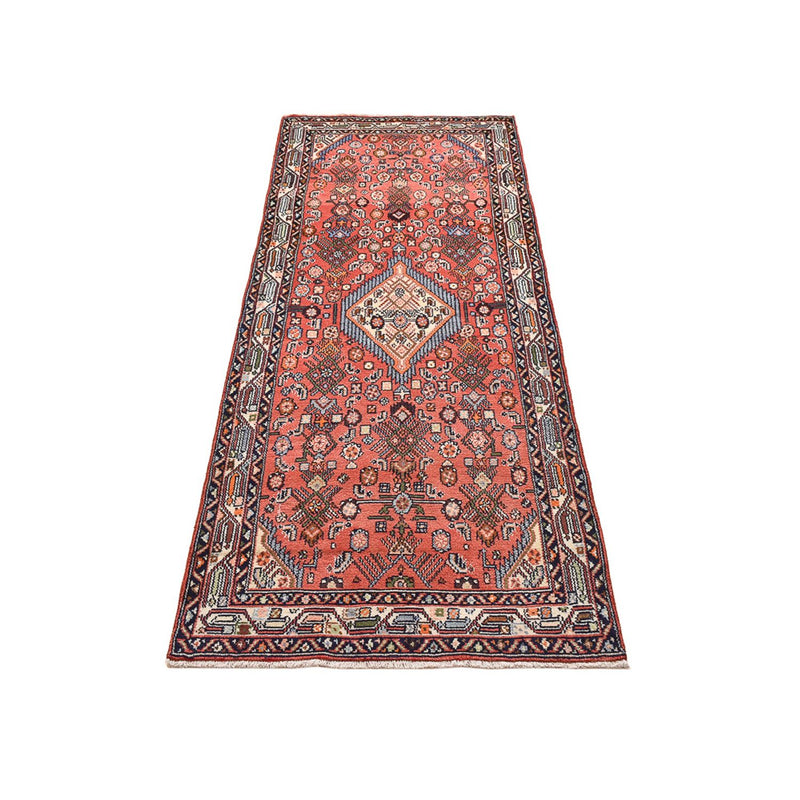 Alfombra de pasillo Alfombra persa - Nómada - 200 x 81 cm - rojo claro