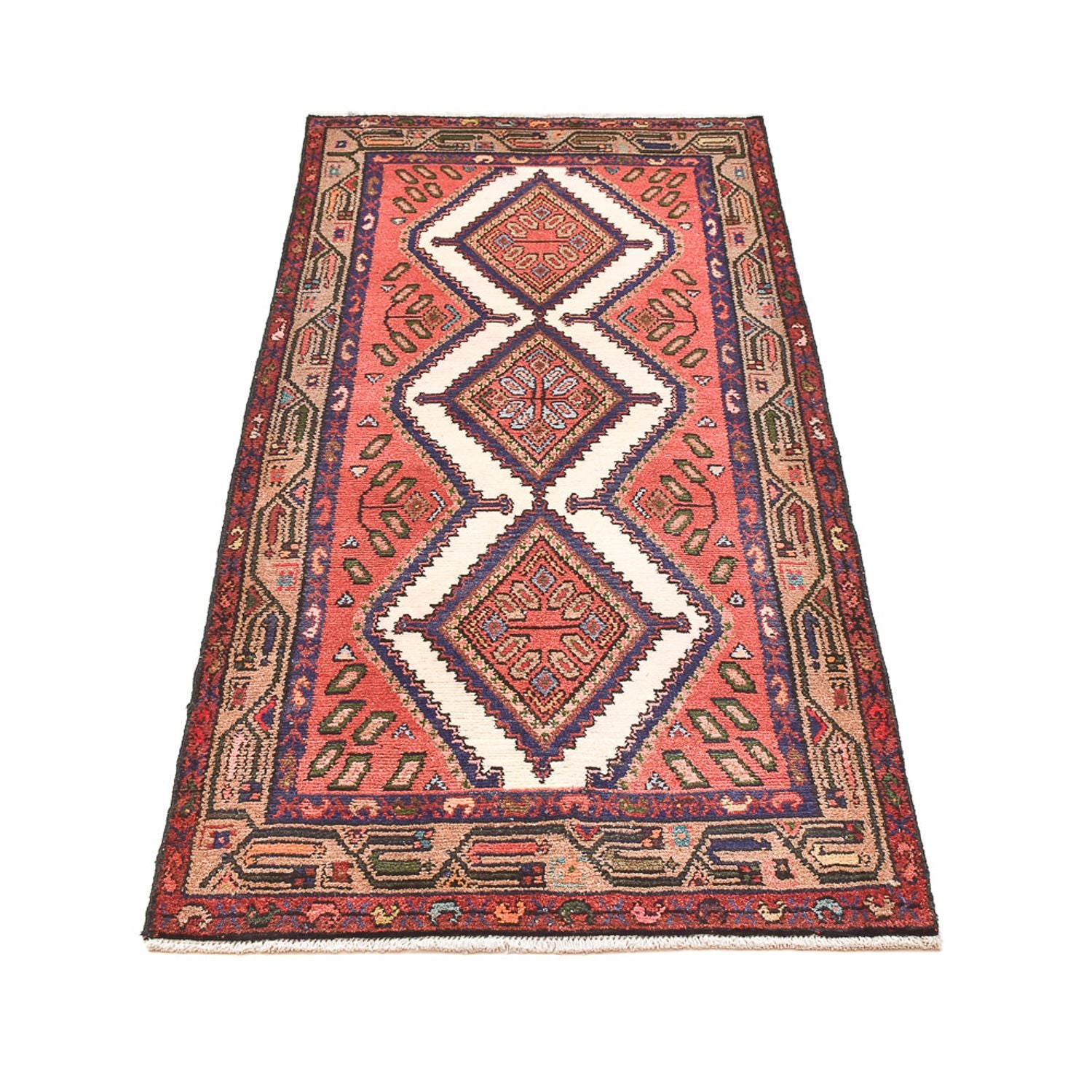 Alfombra persa - Nómada - 168 x 79 cm - rojo