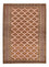 Alfombra Turkaman - 132 x 97 cm - rojo claro