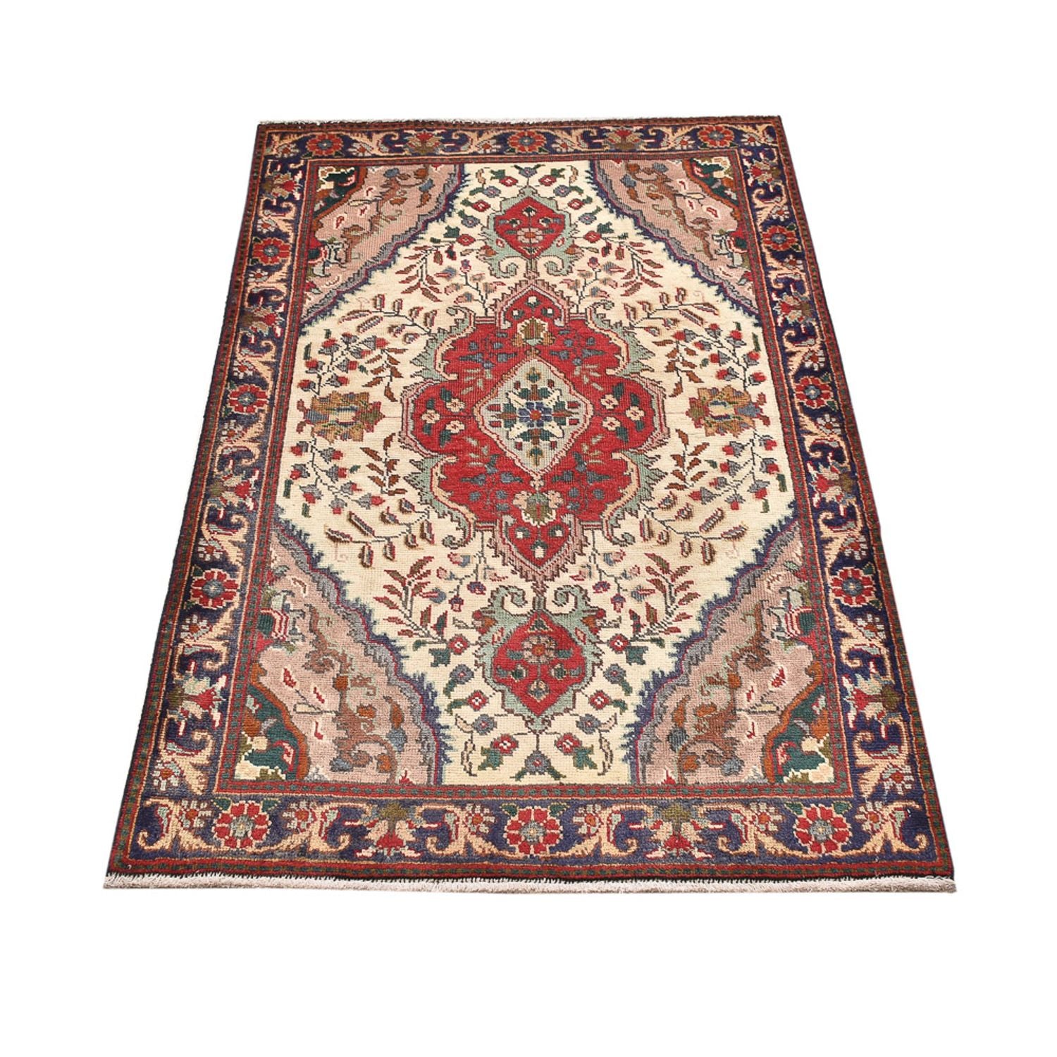 Alfombra persa - Tabriz - 149 x 93 cm - beige
