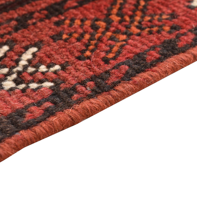 Alfombra Turkaman - 100 x 58 cm - rojo claro