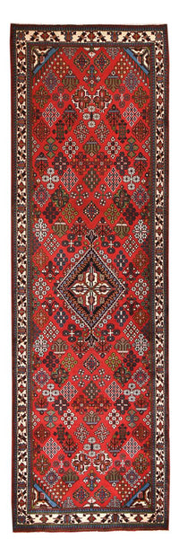 Alfombra de pasillo Alfombra persa - Nómada - 398 x 122 cm - rojo