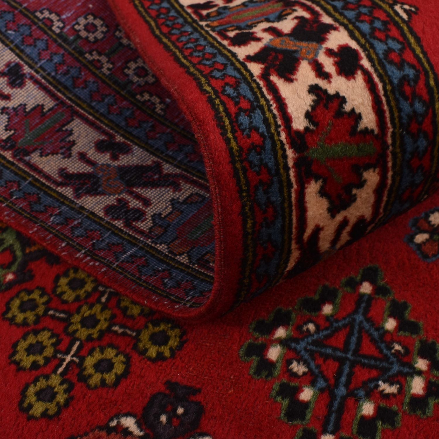 Alfombra de pasillo Alfombra persa - Nómada - 398 x 122 cm - rojo