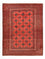 Alfombra Turkaman - 150 x 117 cm - rojo
