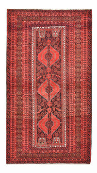Alfombra de pasillo Alfombra Belutsch - 180 x 100 cm - rojo