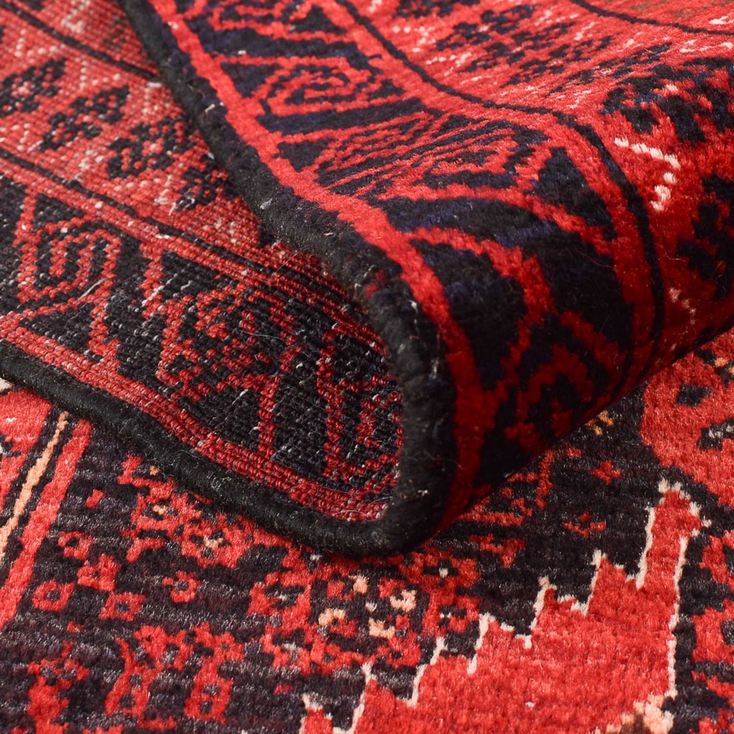 Alfombra de pasillo Alfombra Belutsch - 180 x 100 cm - rojo