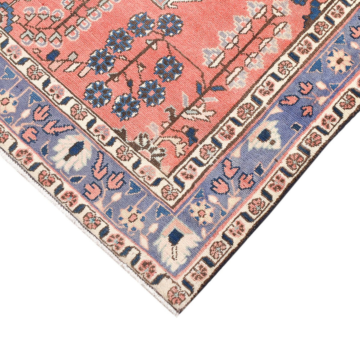 Alfombra persa - Nómada - 191 x 129 cm - rojo claro