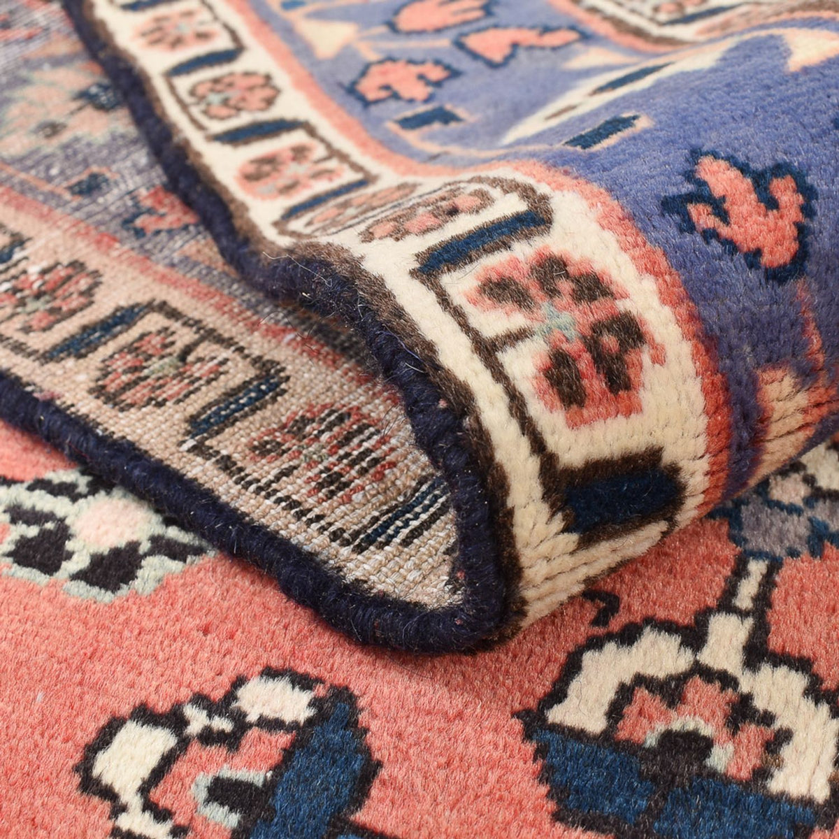 Alfombra persa - Nómada - 191 x 129 cm - rojo claro