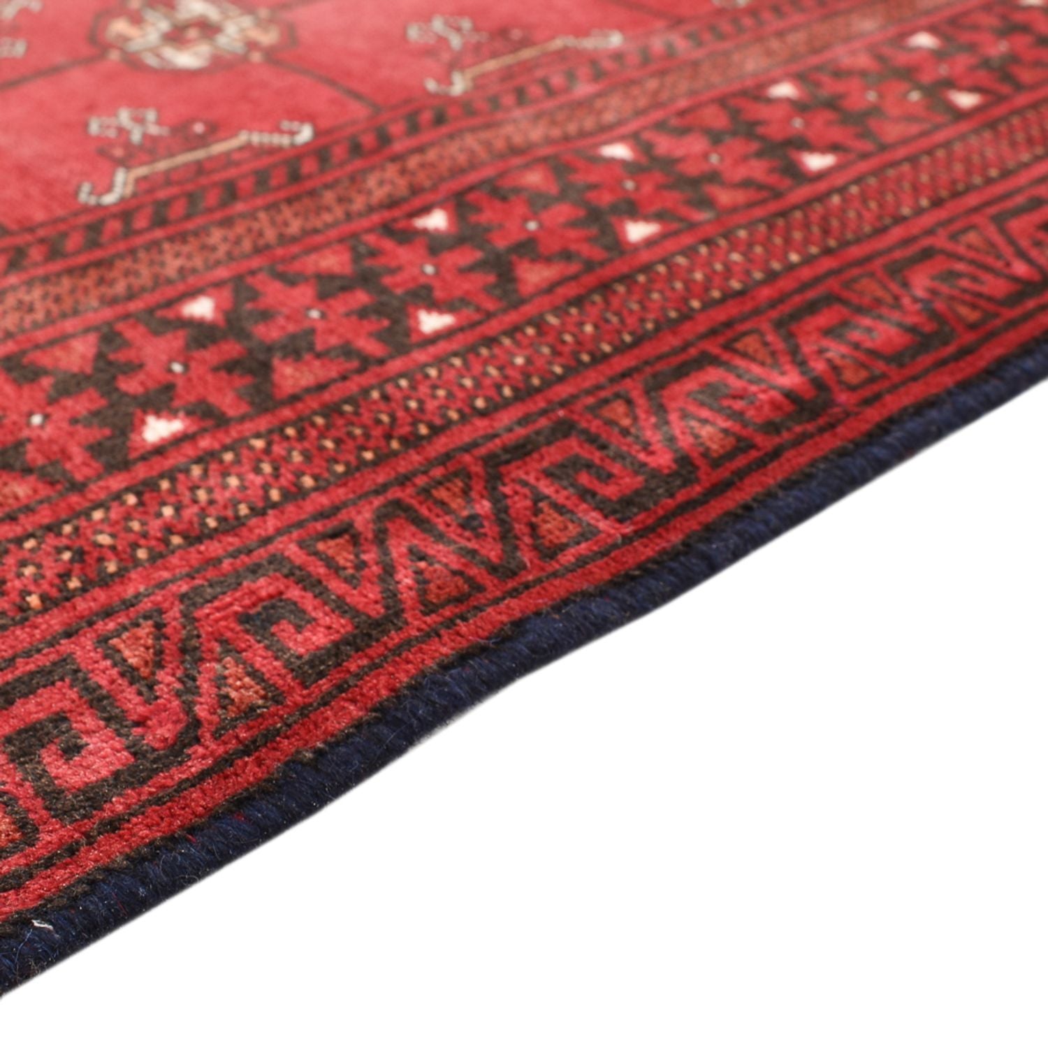 Alfombra Turkaman - 182 x 113 cm - rojo