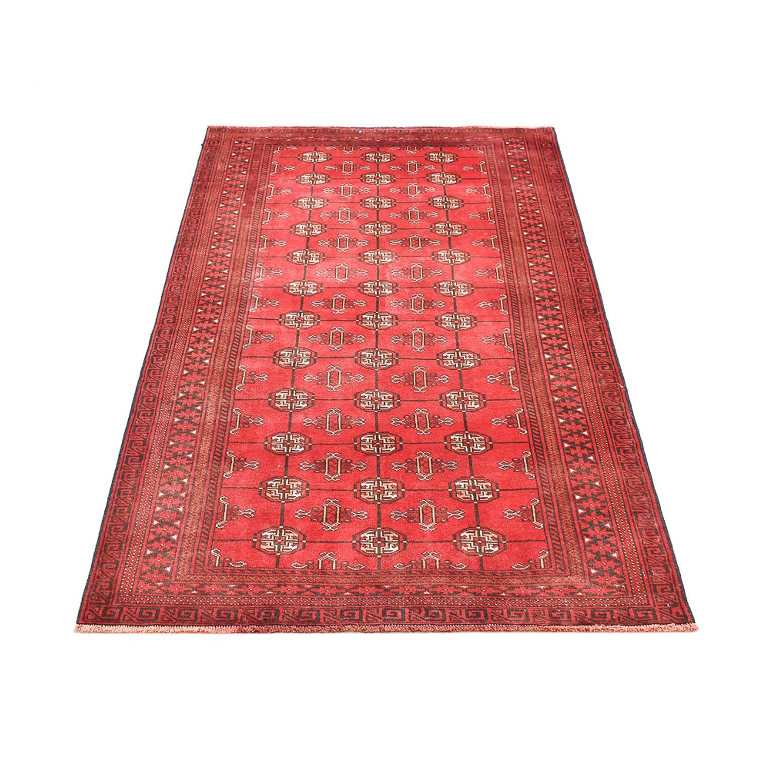 Alfombra Turkaman - 182 x 113 cm - rojo
