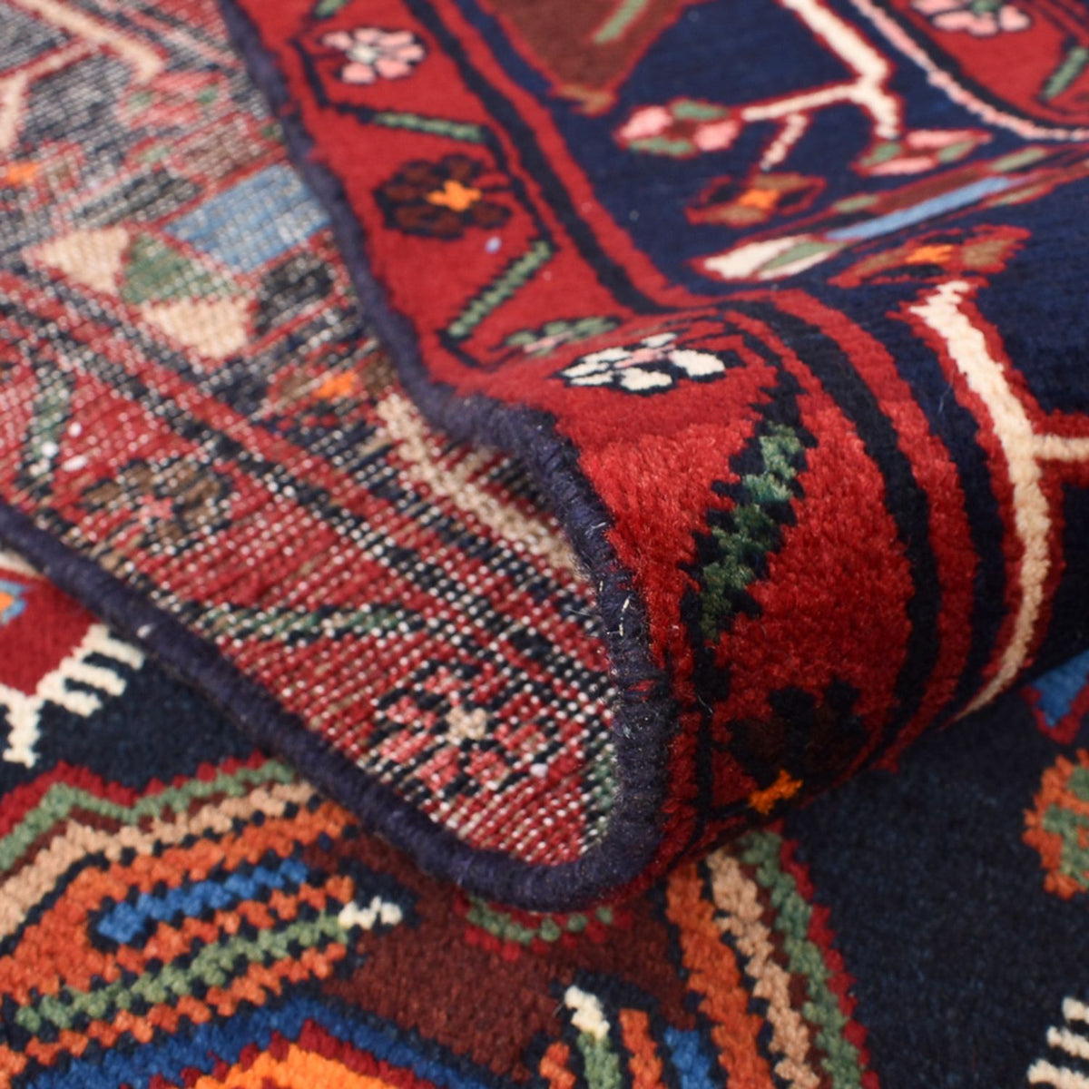 Alfombra persa - Nómada - 210 x 143 cm - multicolor