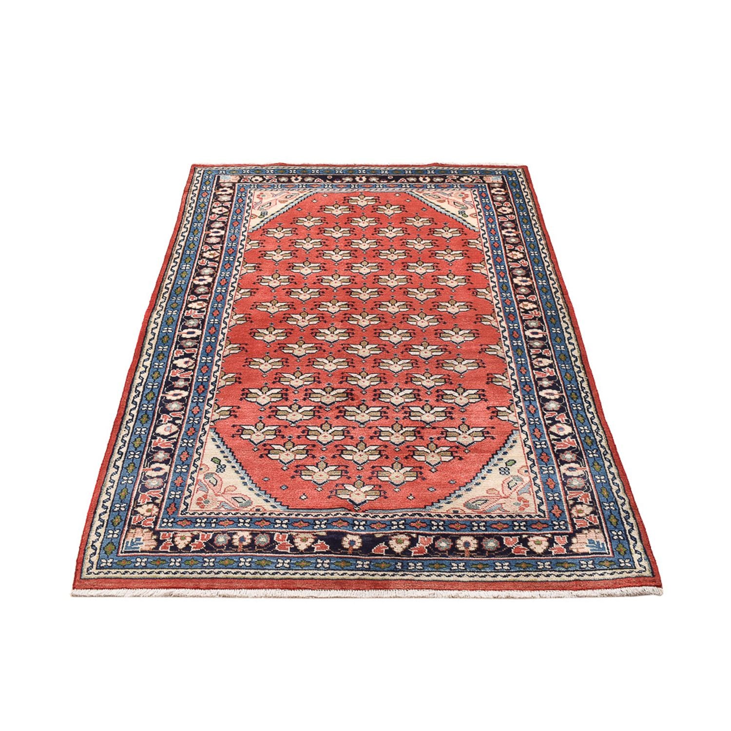 Alfombra persa - Nómada - 193 x 120 cm - rojo