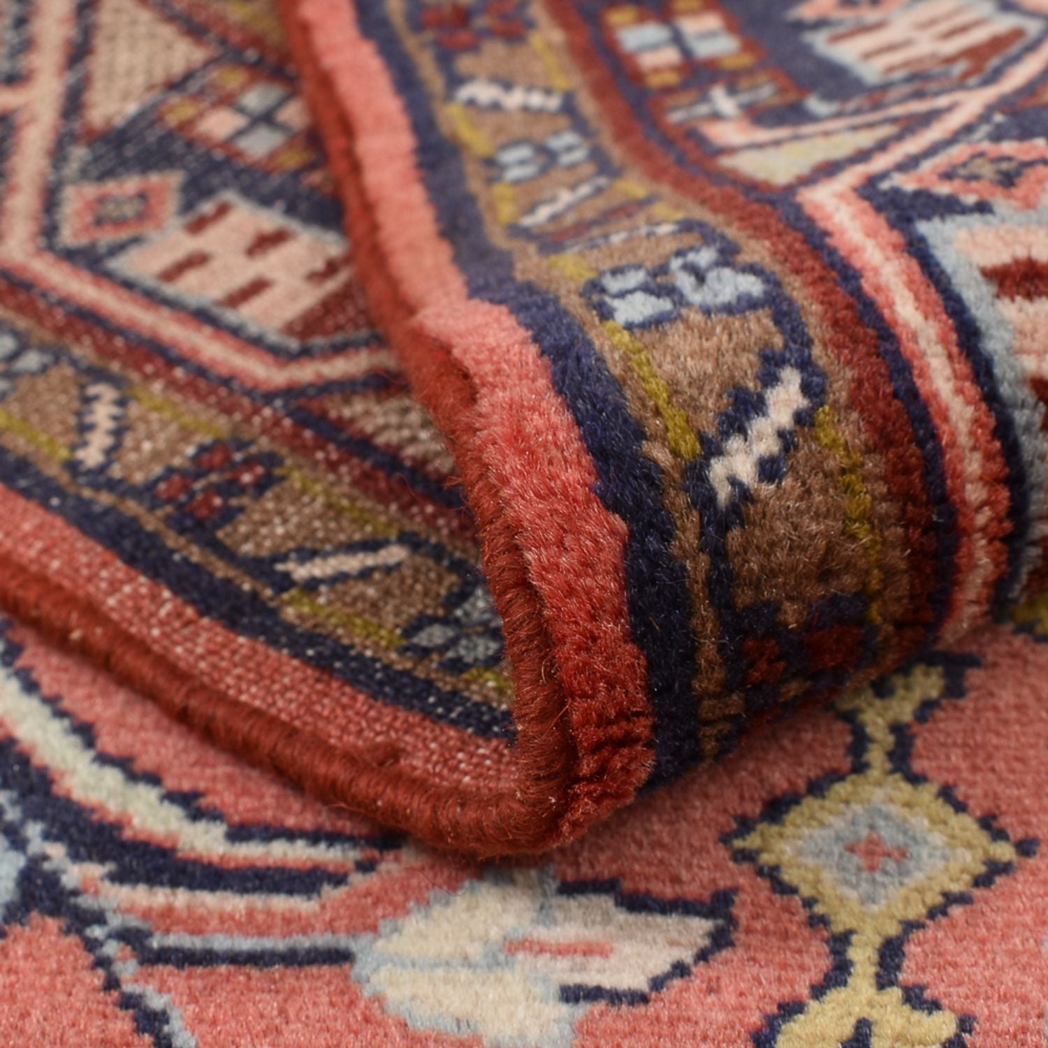 Alfombra persa - Nómada - 150 x 101 cm - rojo claro