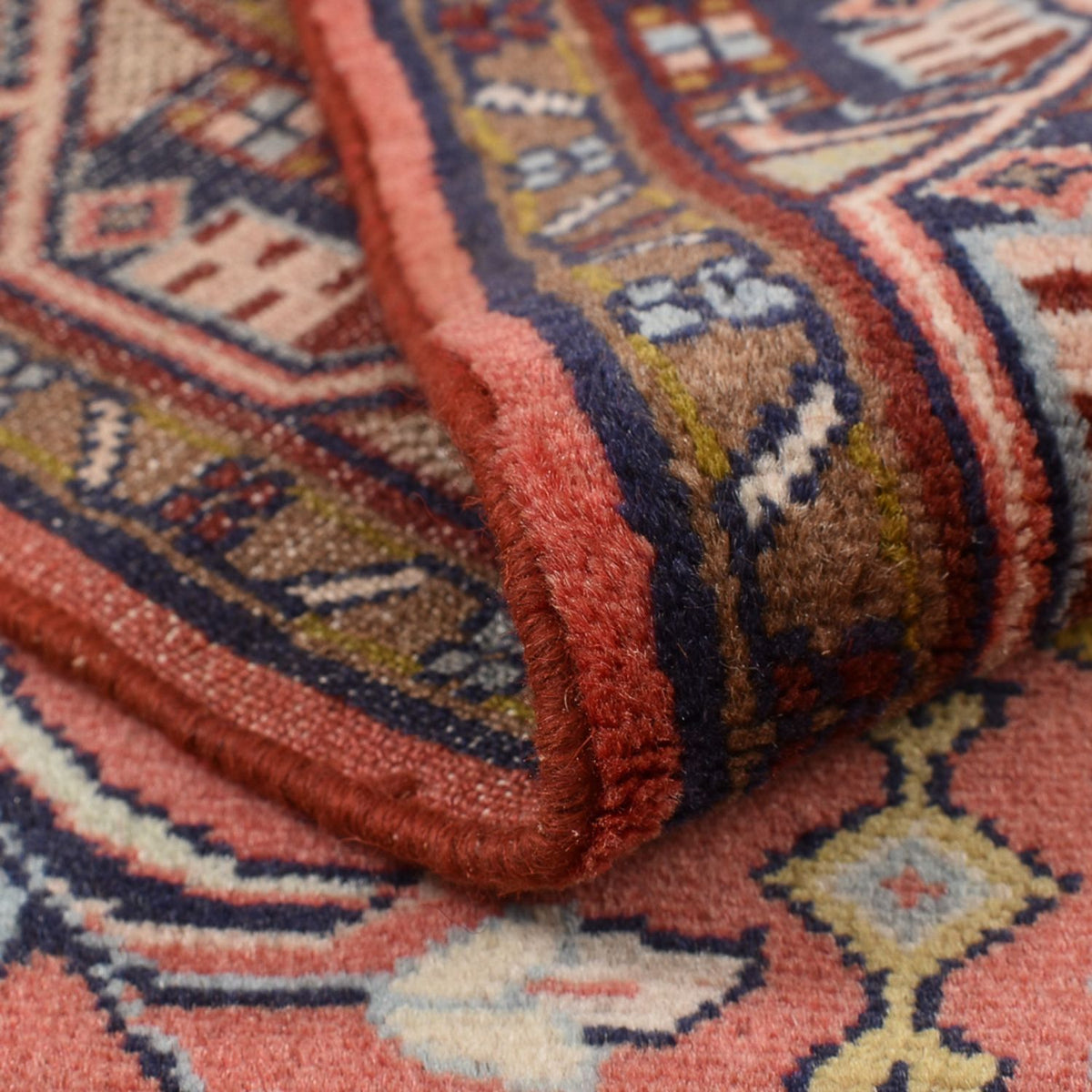 Alfombra persa - Nómada - 150 x 101 cm - rojo claro