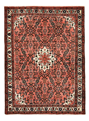 Alfombra persa - Nómada - 149 x 107 cm - rojo claro