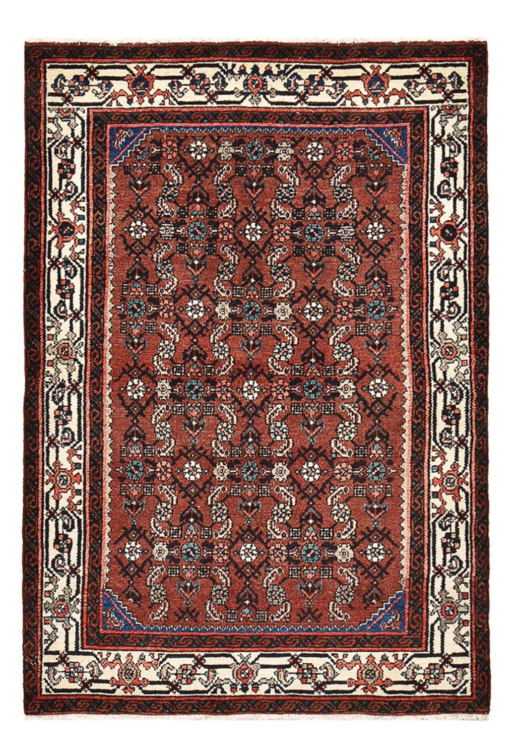 Alfombra persa - Nómada - 153 x 100 cm - multicolor