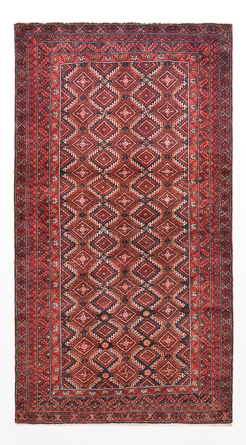 Alfombra de pasillo Alfombra Belutsch - 180 x 93 cm - rojo