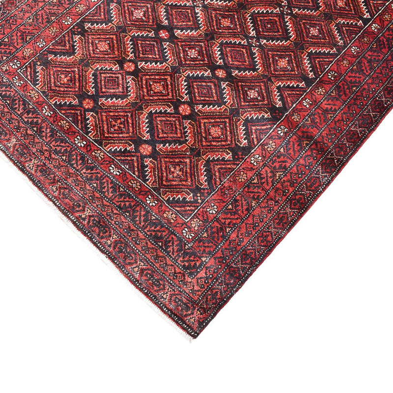 Alfombra de pasillo Alfombra Belutsch - 180 x 93 cm - rojo