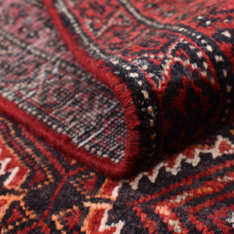 Alfombra de pasillo Alfombra Belutsch - 180 x 93 cm - rojo
