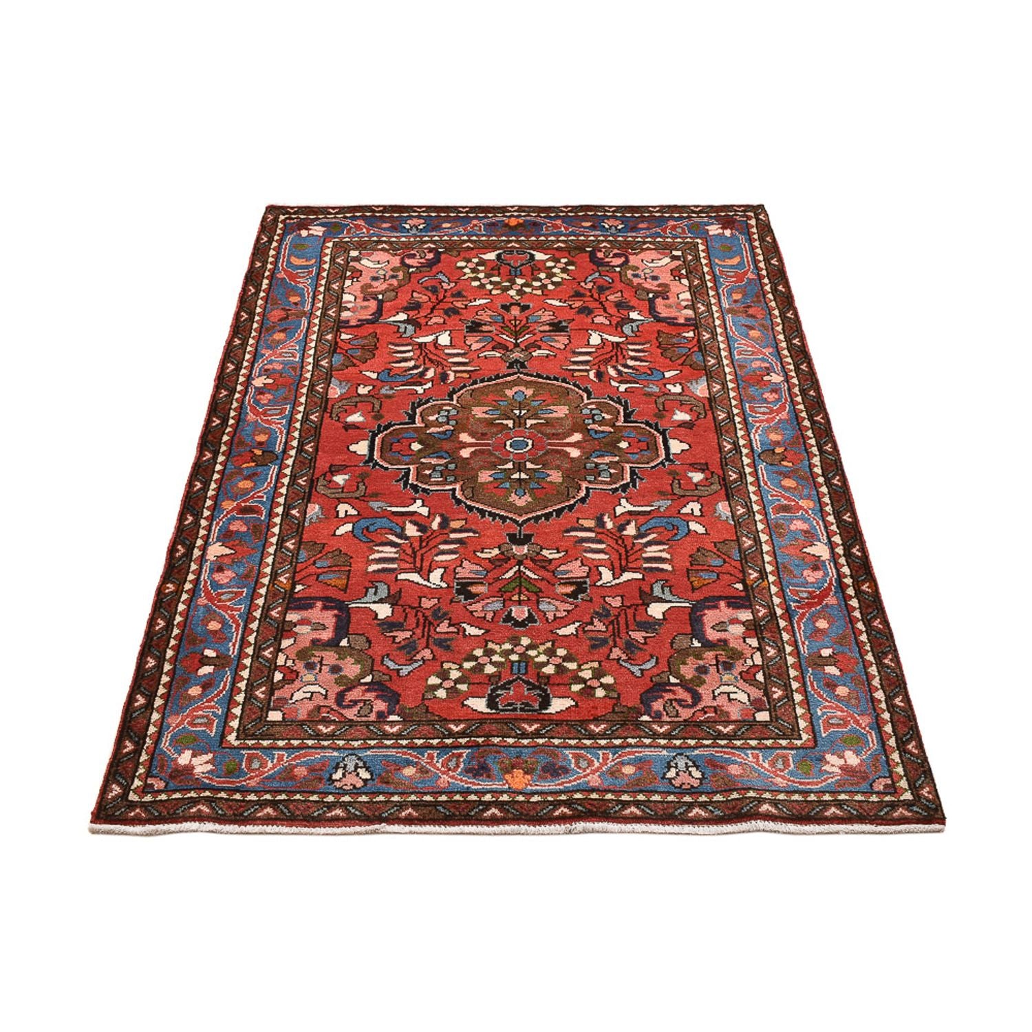 Alfombra persa - Nómada - 157 x 112 cm - rojo
