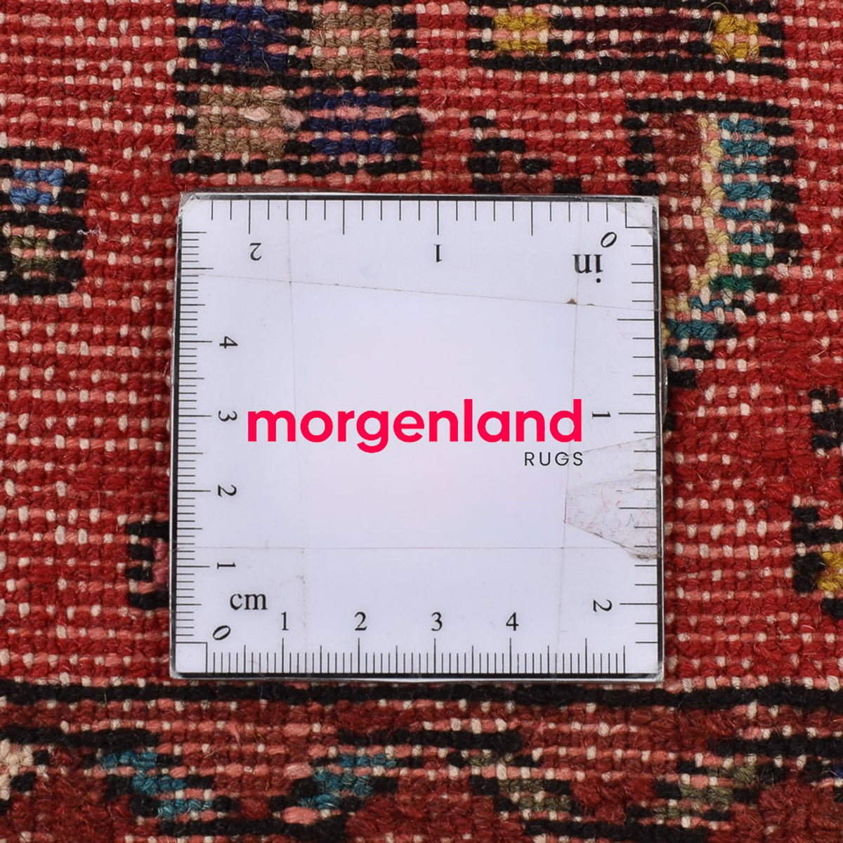 Alfombra persa - Nómada - 155 x 104 cm - rojo claro