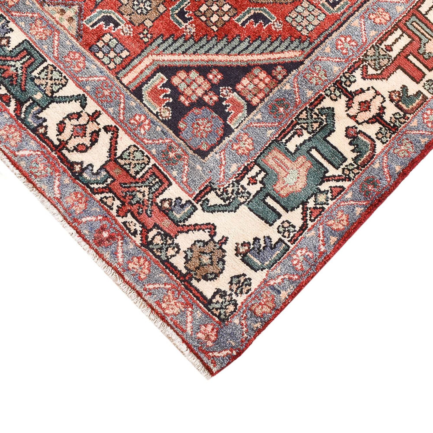 Alfombra persa - Nómada - 151 x 105 cm - rojo
