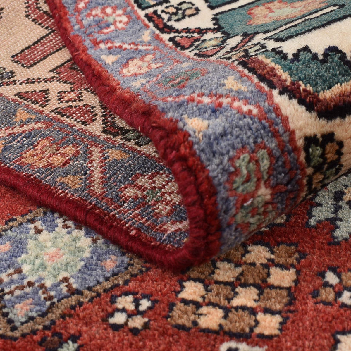 Alfombra persa - Nómada - 151 x 105 cm - rojo